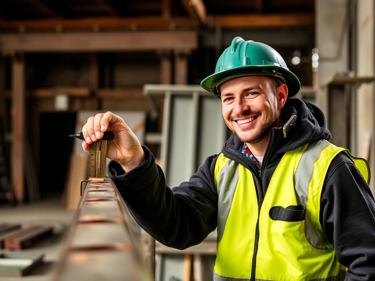 Artisan sur chantier