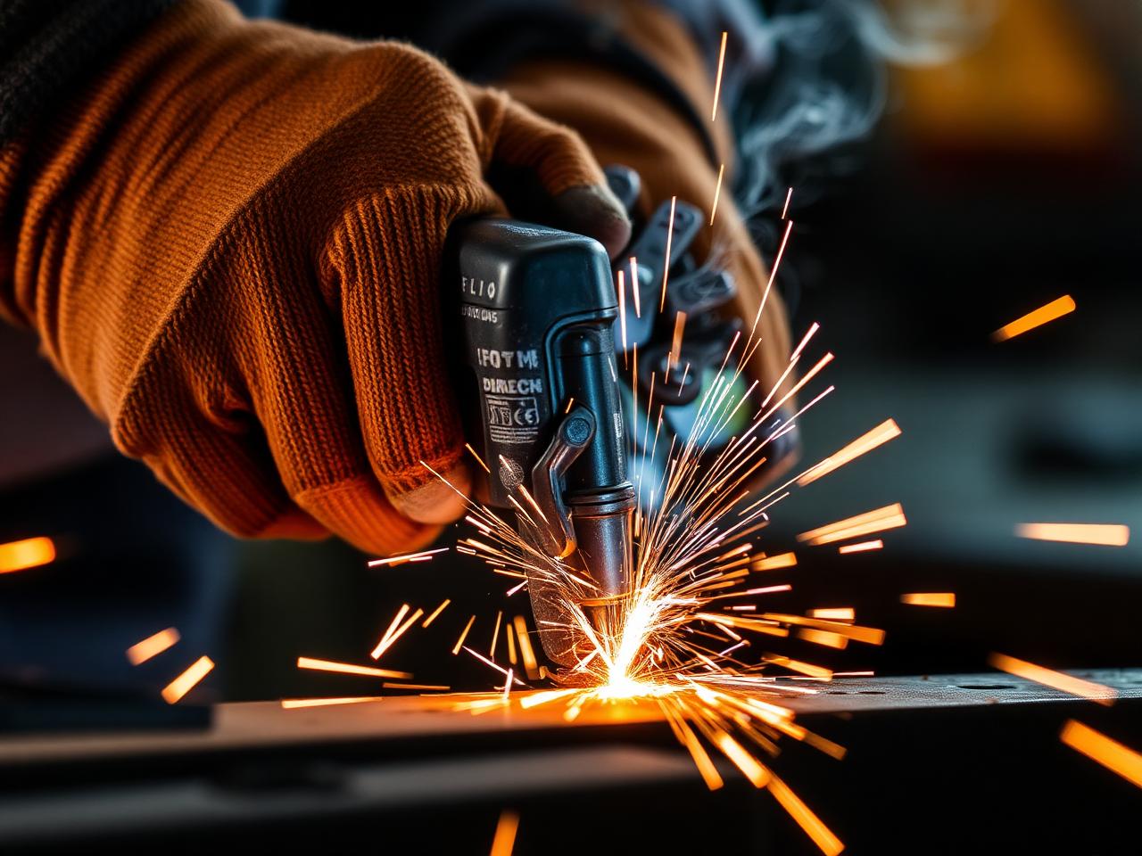 Travail du métal en atelier